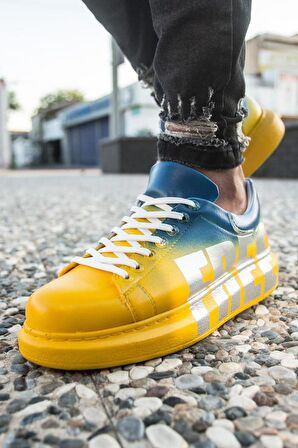 Chekich CH254 BT Erkek Ayakkabı 435 SARI / MAVİ FREE