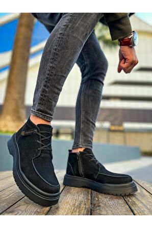 Chekich CH213 Süet ST Erkek Bot SIYAH