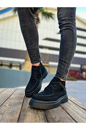 Chekich CH213 Süet ST Erkek Bot SIYAH