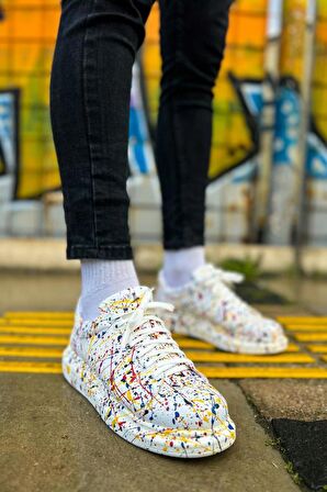 CH254 CST Pittura Erkek Ayakkabı 498 SARI / MAVI / KIRMIZI SPLUSH