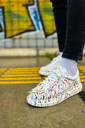 CH254 CST Pittura Erkek Ayakkabı 498 SARI / MAVI / KIRMIZI SPLUSH
