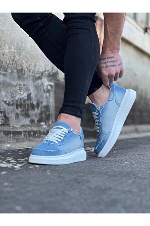 Wagoon WG018 Buz Mavi Erkek Casual Ayakkabı