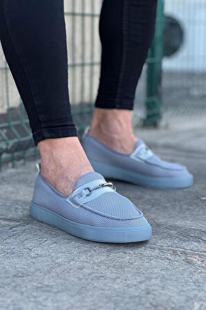 Wagoon WG060 Gri Triko Babet Erkek Casual Ayakkabı