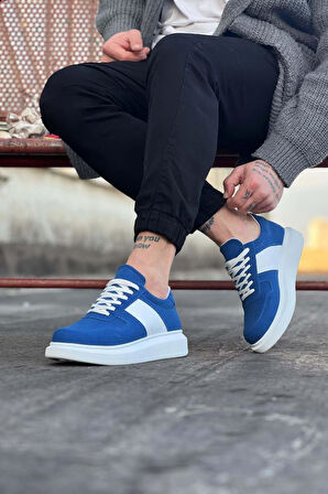  WG011 Kırmızı Süet Erkek Casual Ayakkabı