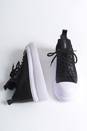 CH2601 - Triko Erkek Ayakkabı SIYAH