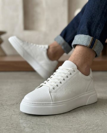 BLF-010 Erkek Sneaker Günlük Casual Spor Ayakkabı Beyaz