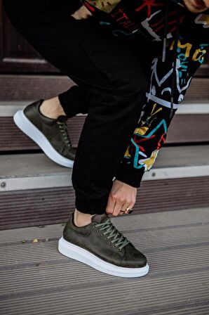 Knack Yüksek Taban Günlük Ayakkabı 044 Haki