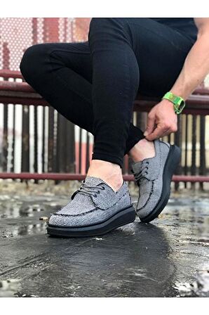 Wagoon WG503 Gri Kömür Erkek Günlük Ayakkabı