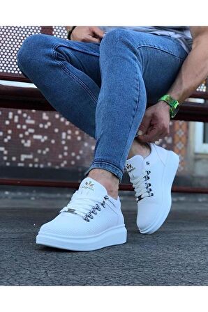 Wagoon WG047 Beyaz  Erkek Casual Ayakkabı