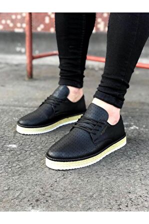 Wagoon WG013 Siyah Erkek Ayakkabı