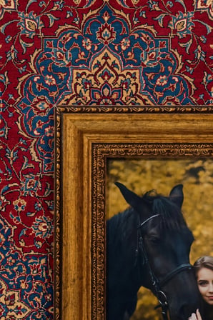 İhtişam Serisi 10 x 15 Varaklı Altın Fotoğraf Çerçevesi Camlı Dekoratif Duvar&Masa Plastik Çerçeve
