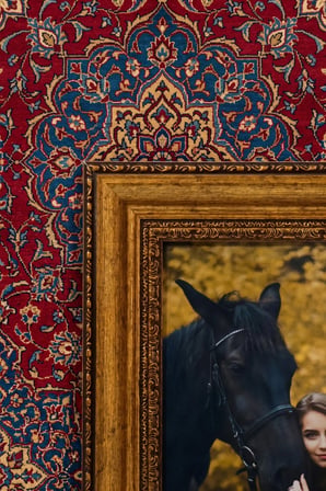 İhtişam Serisi 13 x 18 Varaklı Altın Fotoğraf Çerçevesi Camlı Dekoratif Duvar&Masa Plastik Çerçeve