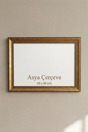 30 x 40 cm Hürrem Sultan Serisi Camlı Oda Mutfak Salon Koridor Poster Puzzle Forma ve Resim Çerçevesi