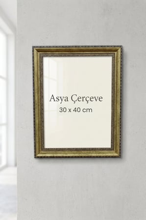 30 x 40 cm Hürrem Sultan Serisi Camlı Oda Mutfak Salon Koridor Poster Puzzle Forma ve Resim Çerçevesi