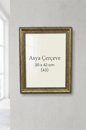 30 x 42 cm Hürrem Sultan Serisi Camlı Oda Mutfak Salon Koridor Poster Puzzle Forma ve Resim Çerçevesi