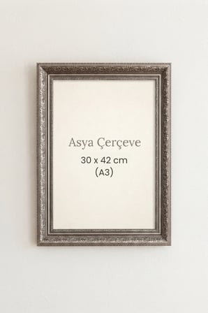 30 x 42 cm Hürrem Sultan Serisi Camlı Oda Mutfak Salon Koridor Poster Puzzle Forma ve Resim Çerçevesi