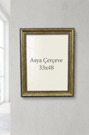 33 x 48 cm Hürrem Sultan Serisi Camlı Oda Mutfak Salon Koridor Poster Puzzle Forma ve Resim Çerçevesi