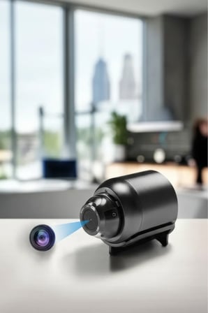 1080P HD WiFi Mini Kamera 120° Geniş Açı Gece Görüşü Manyetik 360° Döner TF Kart Destekli
