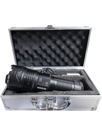 Profesyonel Zoomlu El Feneri | 60w – 7000 Lümen – 13.200 Mah – Type‑c – Metal Gövde Bx40