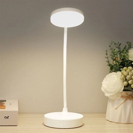 Yuvarlak Usbli Dokunmatik 3 Kademeli 360 Derece  Özel Göz Korumalı Led Lityum Masa Lambası Bx40