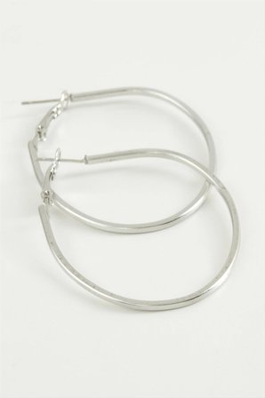 Oval Halka Küpe 5 cm