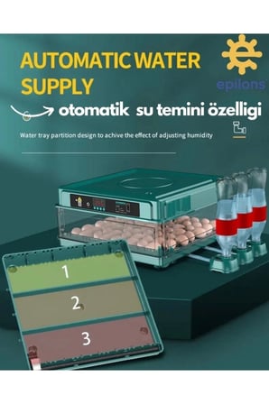 Profesyonel 130 Yumurtalık Tam Otomatik Kuluçka Makinesi Yedek Motorlu Tavuk Kaz Ördek Bıldırcın Güvercin Süs Kuşu İçin Tasarlanmış