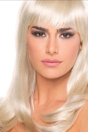 Uzun Duz Sentetik Parti Peruğu 60 cm - Yetiskin Kostum Aksesuari Tekli BX-313701