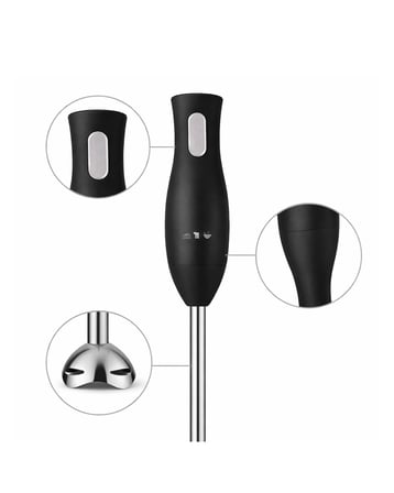 El Blenderı Paslanmaz Çelik Metal Ayaklı Ergonomik Tasarımlı Mutfak Blender