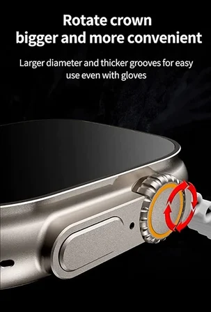 Ws28 Ultra 49mm Siri Tansiyon Ateş Nabız Ölçer Akıllı Saat