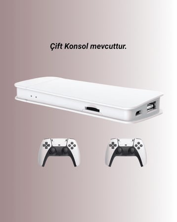 HDMI Çıkışlı Çift Kablosuz Kollu Retro Game Stick – M15
