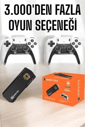 Joystick Çift Kollu Oyun Kolu Retro Oyun Yüksek Çözünürlüklü 3D Game Yeni Nesil