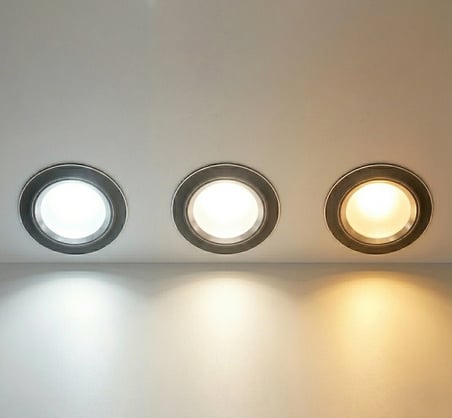 1 Adet Cata Ct 5258 Zebra Siyah Kasa 6W Siva Alti Led Spot 3 Renk