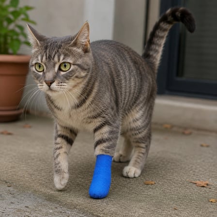Kedi ve Köpek Pati Bandajı - Su Geçirmez - Kendinden Yapışkanlı - 6 Renk