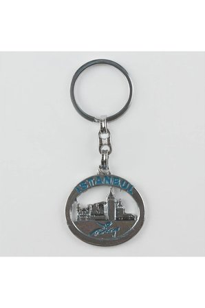 İstanbul Figürlü Metal Anahtarlık