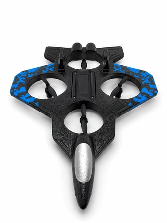 Uzaktan Kumandalı Savaş Uçağı Drone 2.4 GHz Jiroskoplu Tek Tuş Kalkış İniş 360° Dönüş