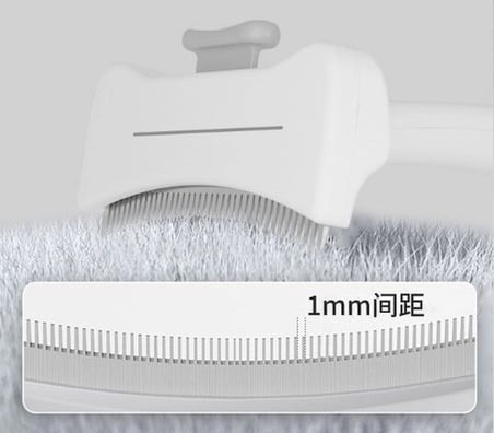 Basmalı Metal Uçlu Evcil Hayvan Tüy Toplama Tarağı  CM-586