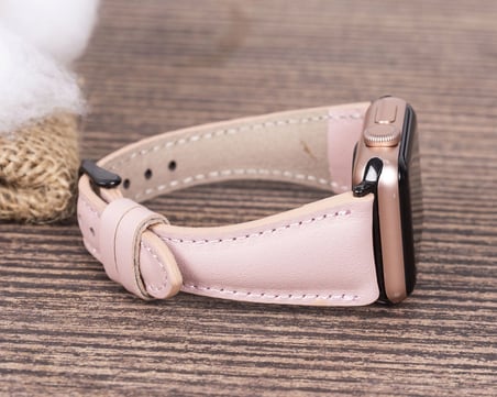 Apple Watch Uyumlu Deri Kordon 42-44-45mm Slim NU2