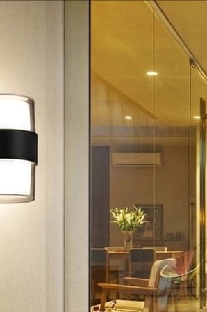 LED Duvar Apliği 12W 3200K Gün Işığı IP54 Dış Mekan Bahçe Aydınlatması BX-316747