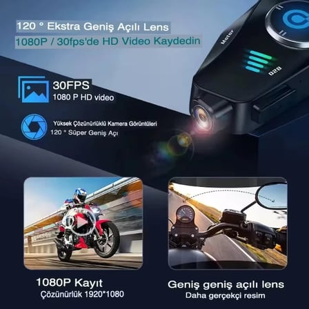 Q28 Kameralı Motosiklet Kask Kulaklığı
