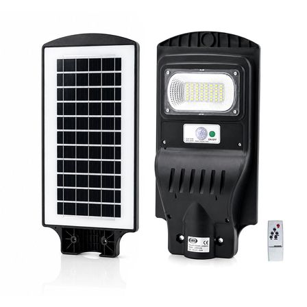 100w - 6500k Solar - Güneş Enerjili Sokak Lambası - Armatür Sensörlü Bahçe-balkon-sokak Ars-348964 Bx40