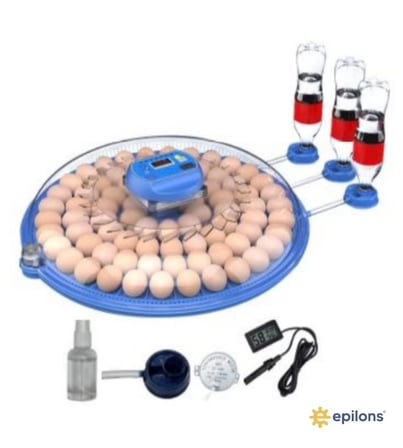 80 Tavuk 240 Kuş Yumurta Kapasiteli Çift Viyollü Kuluçka Makinesi - Kaz, Ördek, Tavuk, Bıldırcın İçin