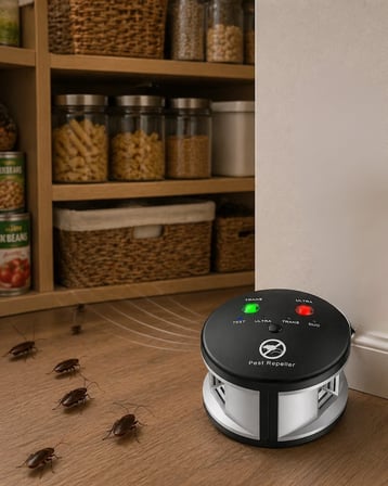 Kemirgen Kovucu Ultrasonik Sesli Fare Sıçan Uzaklaştırıcı Pratik Cihaz