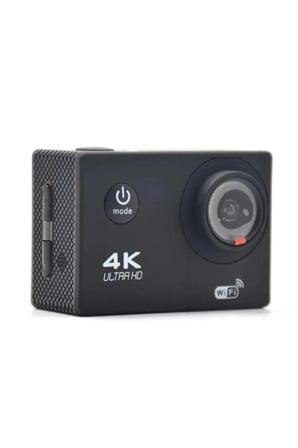 Aksiyon Kamerası - Renk: Siyah, Çözünürlük: 4K, Özellik: Su Geçirmez, Su Geçirmezlik: 3 ATM
