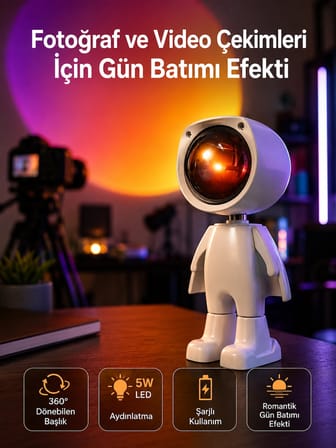 GÜNBATIMI PROJEKTÖR