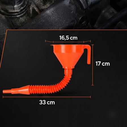 Çelik Süzgeçli Huni - Spiralli ve Sabit Borulu - 2.2 Litre Kapasite