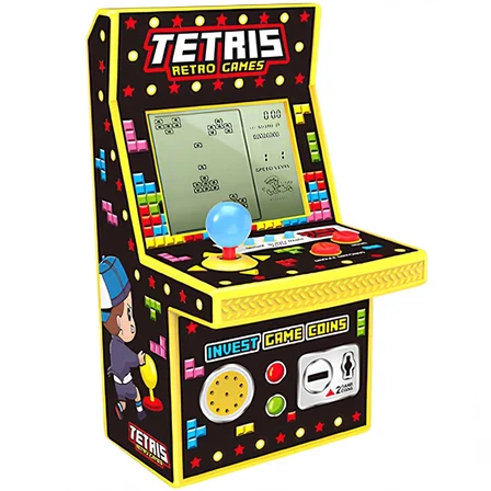 Nostaljik Mini Tetris Oyun Konsolu XY9029A - 1 Adet Stokta Olan Renk Gönderilir