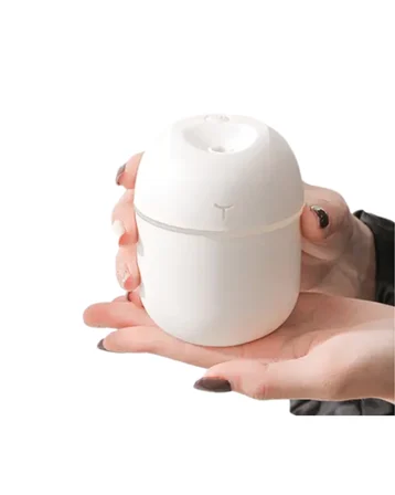 Kompakt Mini Hava Nemlendirici 5 Esans Hediyeli LED Işıklı USB Aromaterapi Cihazı