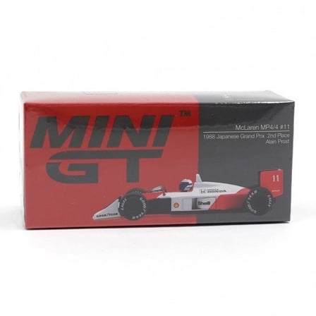 1/64 McLaren MP4/4 #11 Alain Prost 1988 Japanese Grand Prix 2nd Place