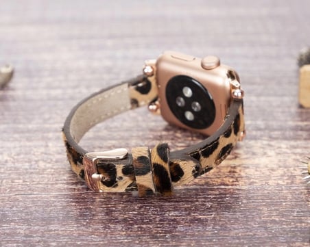 Apple Watch Uyumlu Deri Kordon 38-40-41mm Ferro LEO1N