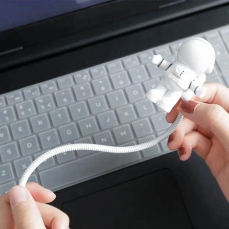 Usb Astronot Gece Lambası, Masa Lambası, Kitap Okuma Lambası Işığı Bx40